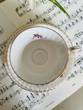Load image into Gallery viewer, Royal Windsor china Cottage Rose teacup trio
