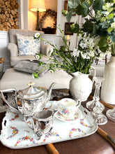 Load image into Gallery viewer, Antique silver plated teaset (teapot, creamer and Sugar bowl)
