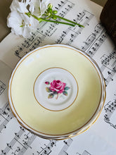 Load image into Gallery viewer, Rare and beautiful Paragon china teacup trio with double warranted backstamp
