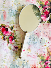 Load image into Gallery viewer, Vintage 1960s had mirror with white doves
