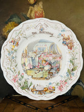 Load image into Gallery viewer, Rare Royal Doulton Bramley Hedge decorative plate The Birthday
