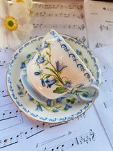 Load image into Gallery viewer, Shelley china coffee cup and saucer ‘harebell’
