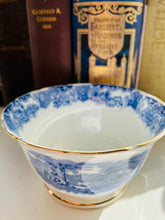 Load image into Gallery viewer, Antique blue and white 21 piece teaset by Heathcote China c1910

