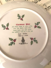 Load image into Gallery viewer, Royal Doulton fine bone china Christmas plate 21cm
