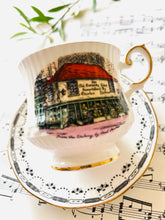 Load image into Gallery viewer, Rosina china teacup and saucer set - Charles Dickens the old curiosity Shop
