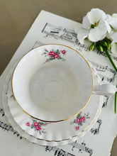 Load image into Gallery viewer, Pretty Richmond fine bone china teacup trio
