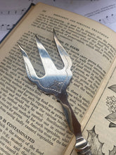 Load image into Gallery viewer, Antique silver plated bread fork
