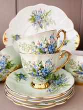 Load image into Gallery viewer, Windsor china Tea for 2 Set ‘Lily of the valley’
