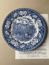 Load image into Gallery viewer, Large English blue and white serving plate H Aynsley and Co Ltd
