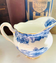 Load image into Gallery viewer, Antique blue and white 21 piece teaset by Heathcote China c1910
