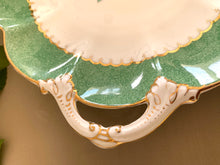 Load image into Gallery viewer, Antique Crescent china George Jones cake plate with handles
