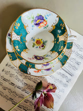 Load image into Gallery viewer, Beautiful 1930s hand painted teacup trio
