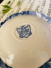 Load image into Gallery viewer, Alfred Meakin antique blue and white teacup trio
