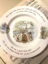 Load image into Gallery viewer, Wedgwood Beatrix Potter plate featuring Mrs Tiggy-Winkle
