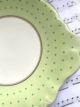 Load image into Gallery viewer, Vintage polka dot cake plate
