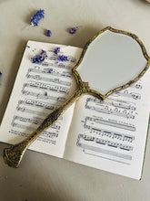 Load image into Gallery viewer, Original vintage dressing table hand mirror
