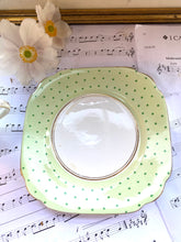 Load image into Gallery viewer, Vintage polka dot teacup trio
