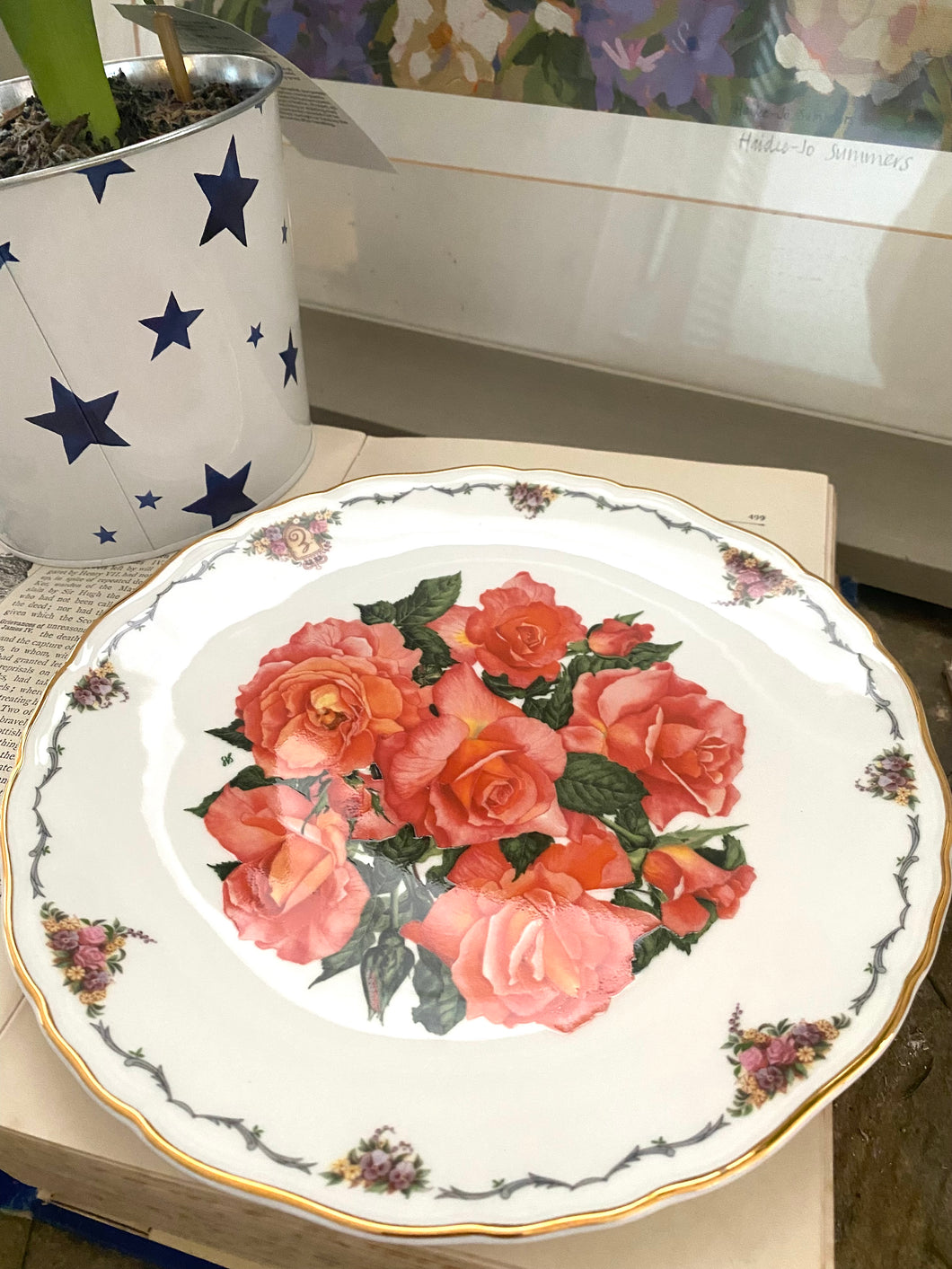 Royal Albert floral decorative plate