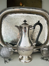 Load image into Gallery viewer, Original 1930s silver plated English coffee pot/hot water jug
