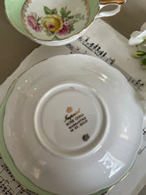 Load image into Gallery viewer, Imperial China vintage teacup trio with 22k gold detailing
