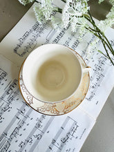 Load image into Gallery viewer, Original 1950s crinoline lady teacup and saucer set
