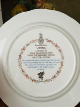 Load image into Gallery viewer, Royal Doulton Bramley Hedge decorative plate Winter
