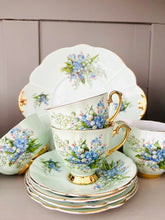 Load image into Gallery viewer, Windsor china Tea for 2 Set ‘Lily of the valley’

