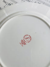 Load image into Gallery viewer, Large fine bone china plate ‘Derby rose’ Lynton Porcelain Company Derby England 21cm
