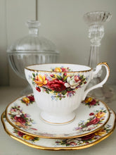 Load image into Gallery viewer, Elegant Queens china large teacup trio
