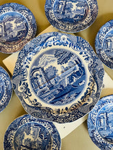 Load image into Gallery viewer, Spode Italian Sandwich set ( one large sandwich plate with 6 smaller tea plates )
