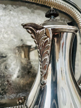 Load image into Gallery viewer, Original 1930s silver plated English coffee pot/hot water jug
