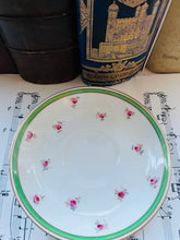 Load image into Gallery viewer, English antique ditsy rose teacup and saucer set c1910
