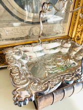 Load image into Gallery viewer, Vintage silver plated ornate display basket Made in England
