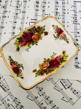 Load image into Gallery viewer, Royal Albert old country roses trinket dish 13cm by 9cm
