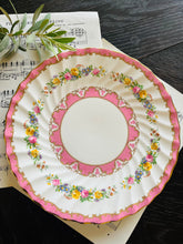 Load image into Gallery viewer, Beautiful large crown Staffordshire fluted cake plate 26.5cm ‘Tunis’ pattern
