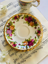 Load image into Gallery viewer, Royal Albert ‘old country roses’ teacup trio
