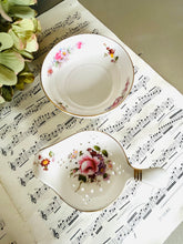 Load image into Gallery viewer, Royal Crown Derby tea strainer and drip tray
