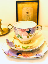 Load image into Gallery viewer, Roslyn china hand painted 1930s teacup trio
